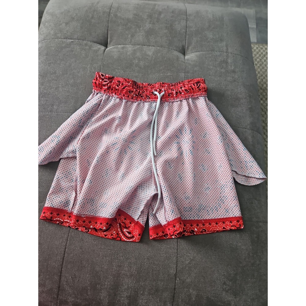 Bravest Studios Red Paisley Athletic Shorts - Picture 10 of 12